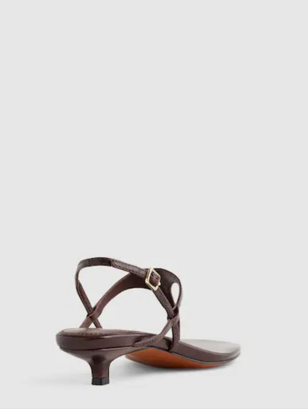 Madewell Chiara Kitten Heel Slingback Sandal - Espresso Bean - Picture 3 of 12